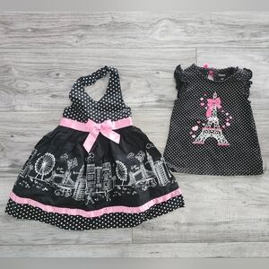 Super Cute London & Paris Themed Dress And Top